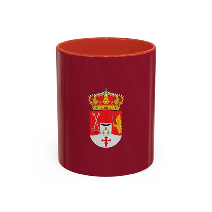 Flag of Albacete Spain - Accent Coffee Mug-11oz-Red-Go Mug Yourself