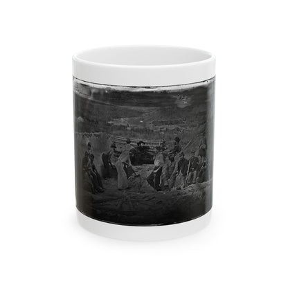 Morris Island, South Carolina. Full Sap (U.S. Civil War) White Coffee Mug