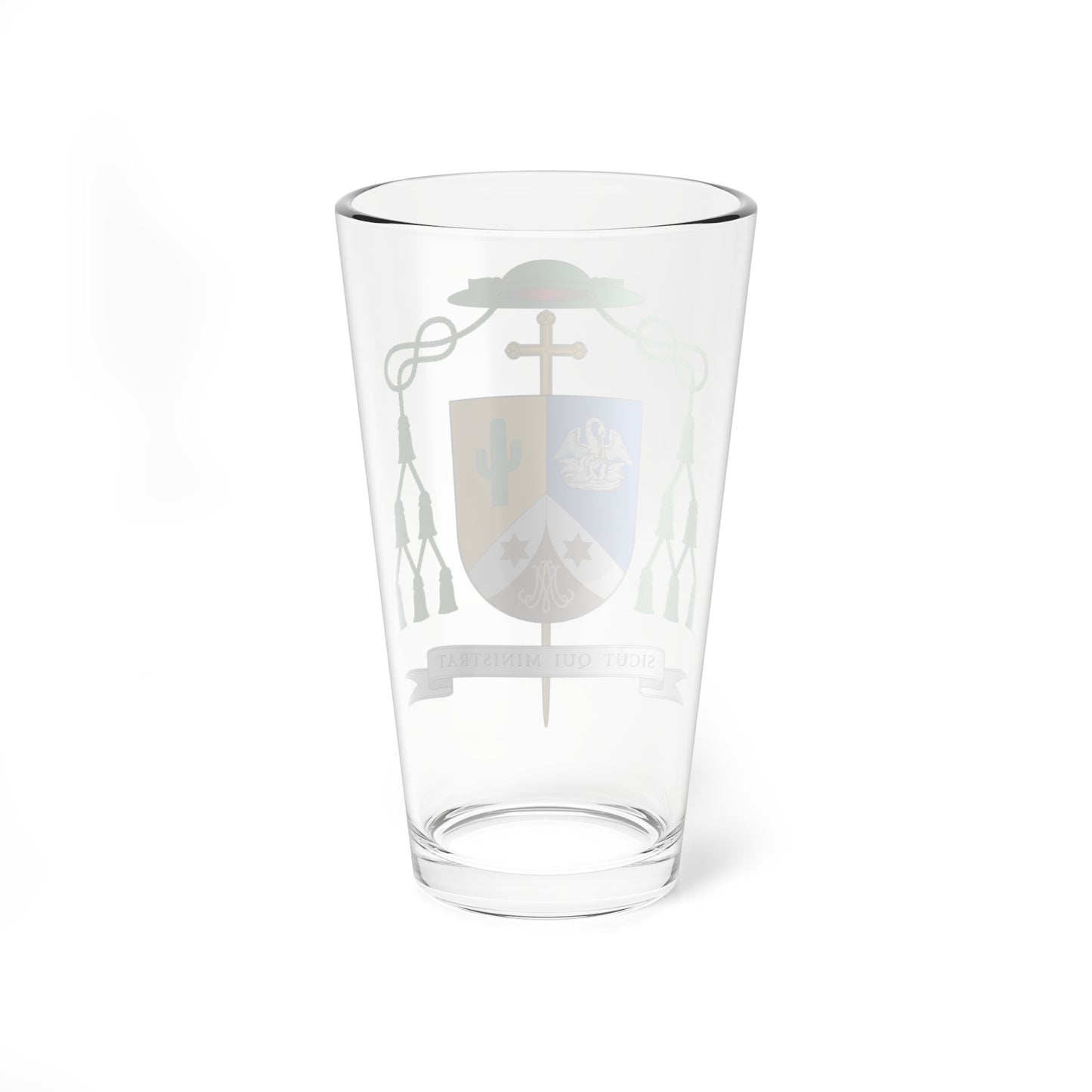 Escudo de Francisco de Sales Alencar Batista (Spain) (Coat of Arms) Pint Glass 16oz