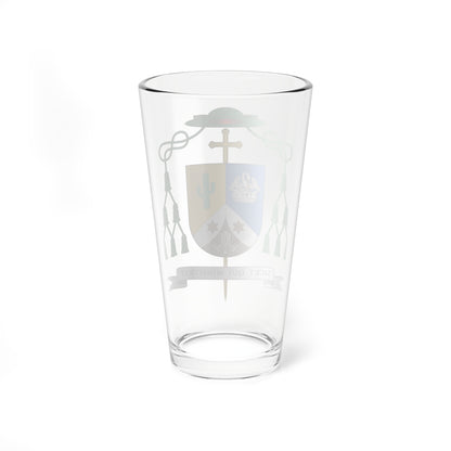 Escudo de Francisco de Sales Alencar Batista (Spain) (Coat of Arms) Pint Glass 16oz
