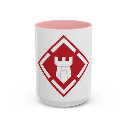 20th Engineer Brigade (U.S. Army) Accent Coffee Mug