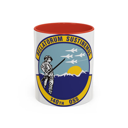 140th Operations Support Squadron (U.S. Air Force) Accent Coffee Mug