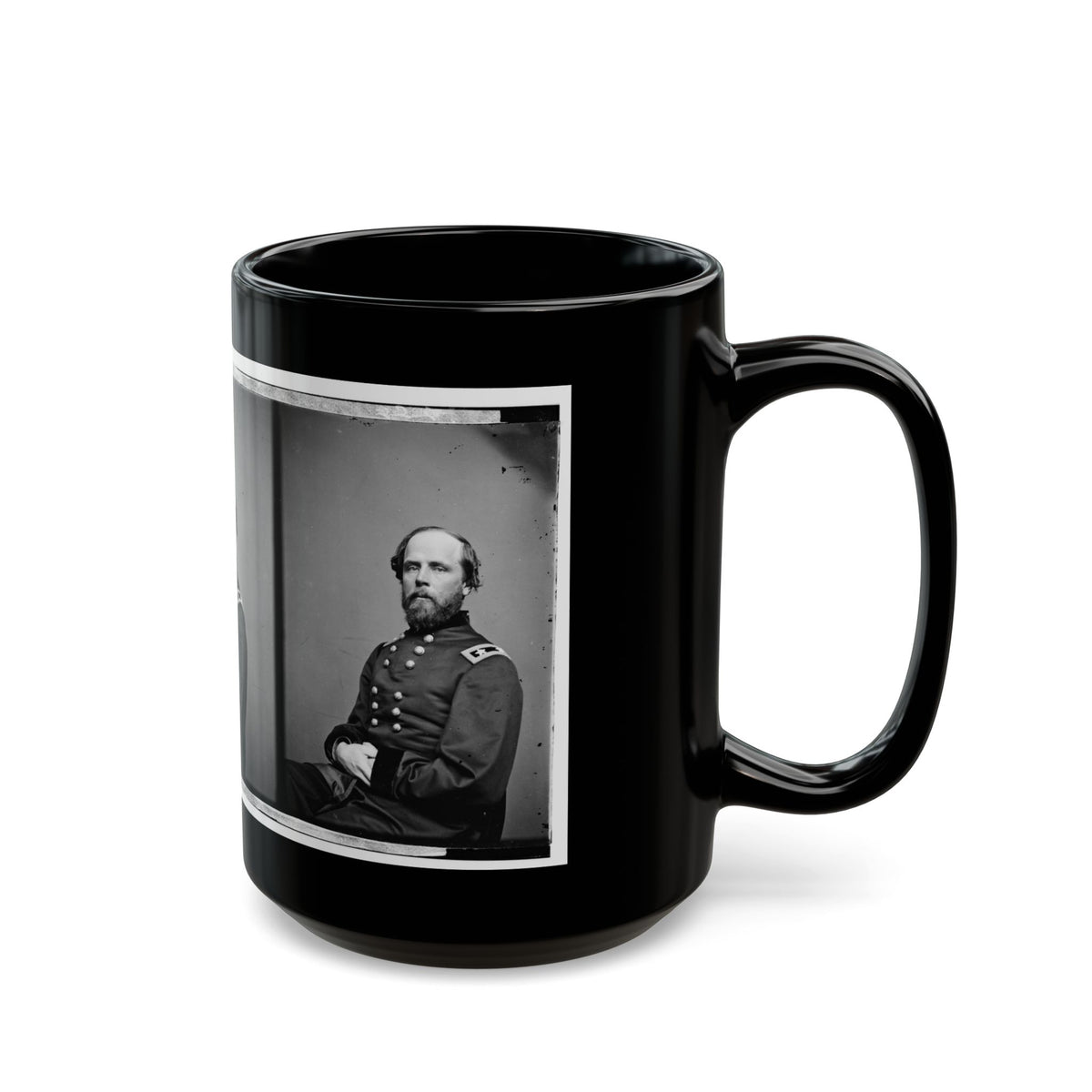 Portrait Of Maj. Gen. Darius Nash Couch, Officer Of The Federal Army (U.S. Civil War) Black Coffee Mug