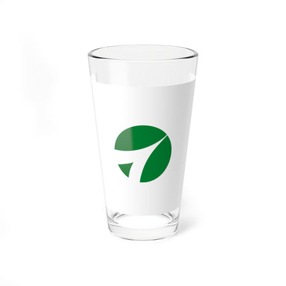 Flag of Higashidōri Aomori (Japan) Pint Glass 16oz