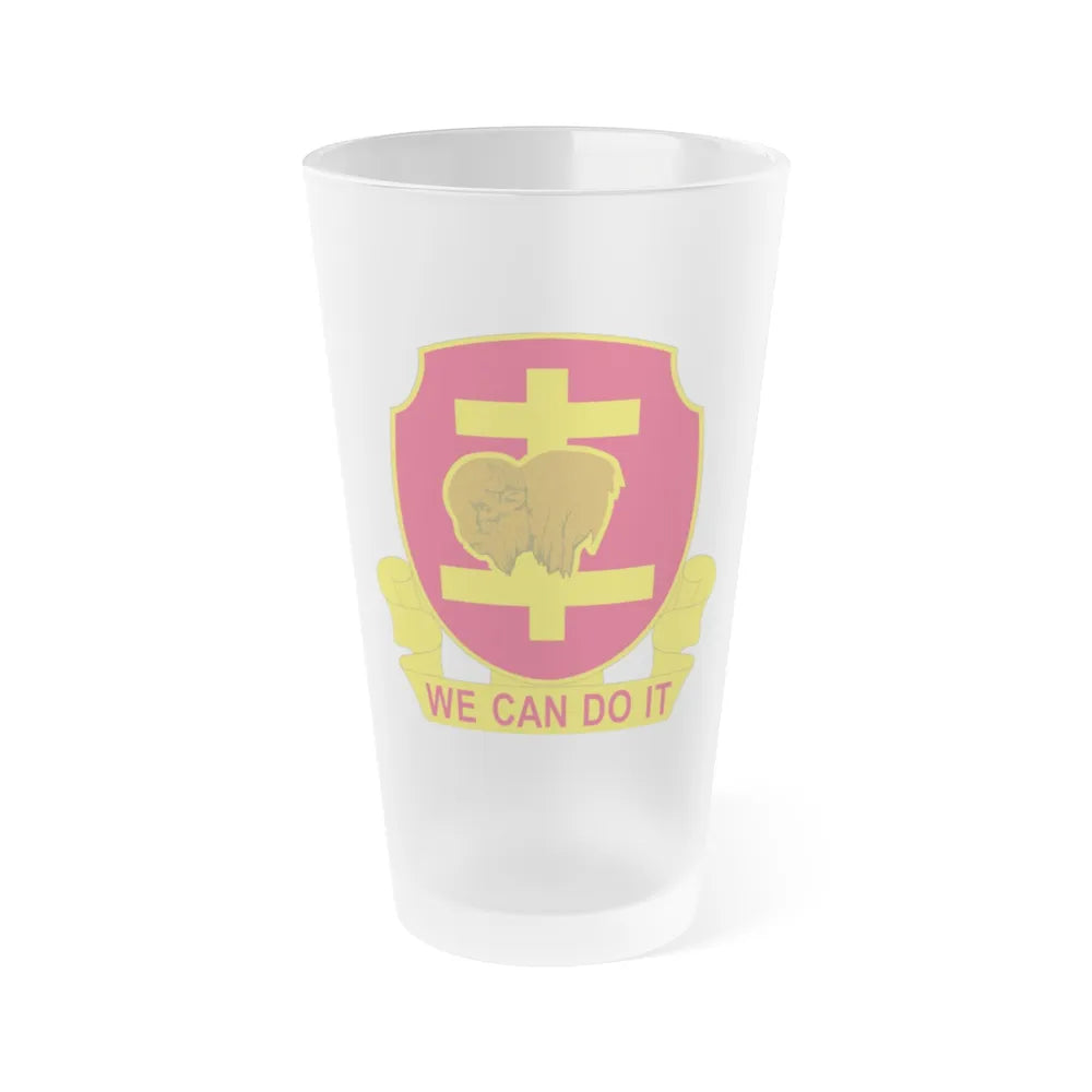 503rd Field Artillery Battalion (U.S. Army) Frosted Pint Glass 16oz-Go Mug Yourself