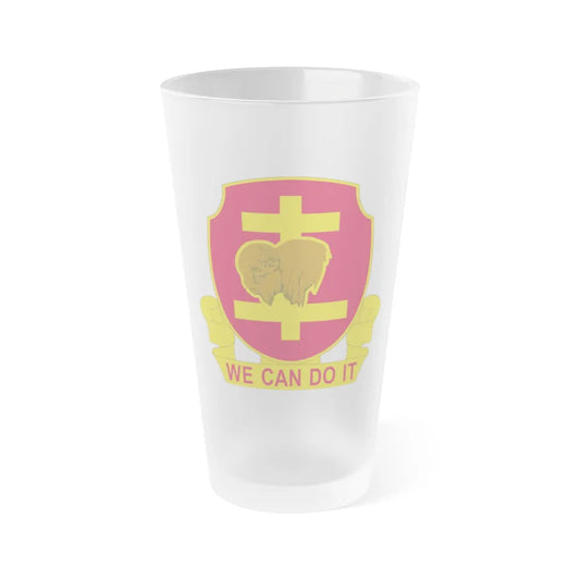 503rd Field Artillery Battalion (U.S. Army) Frosted Pint Glass 16oz-Go Mug Yourself