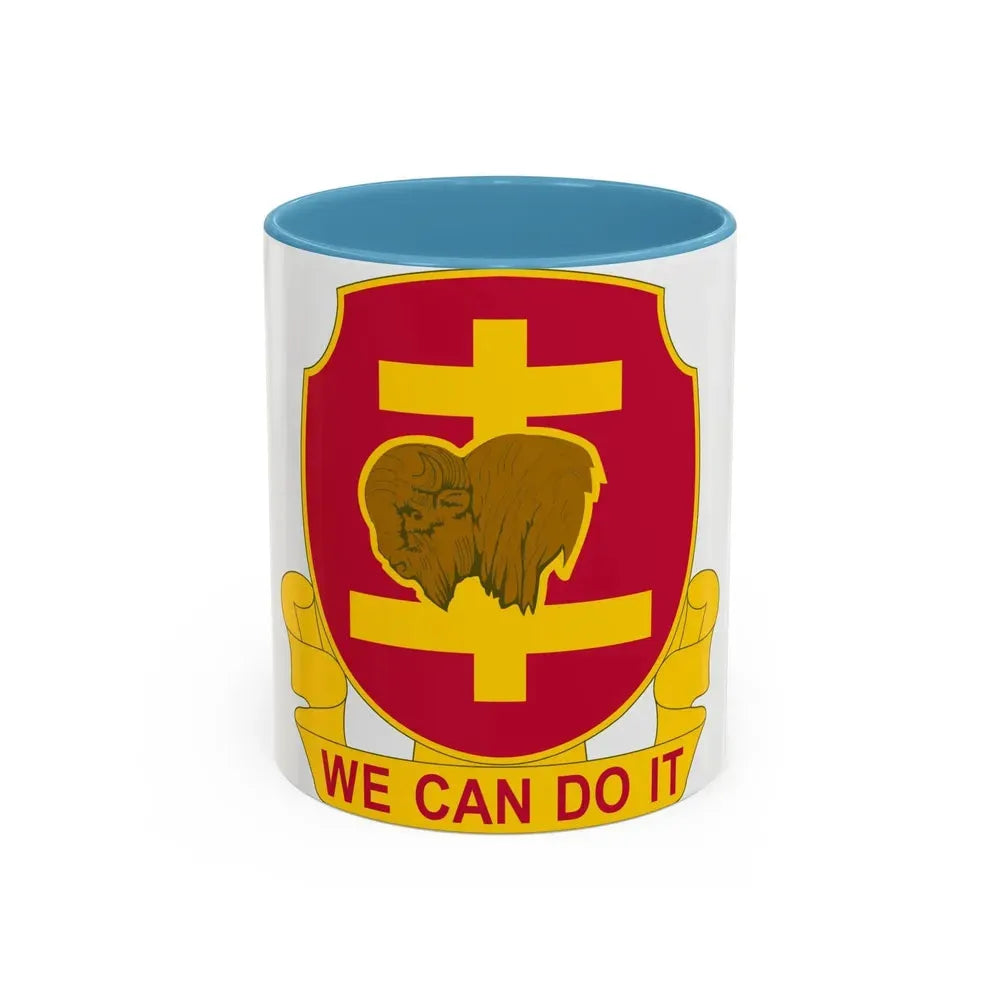 503rd Field Artillery Battalion (U.S. Army) Accent Coffee Mug 11oz Light Blue - Go Mug Yourself