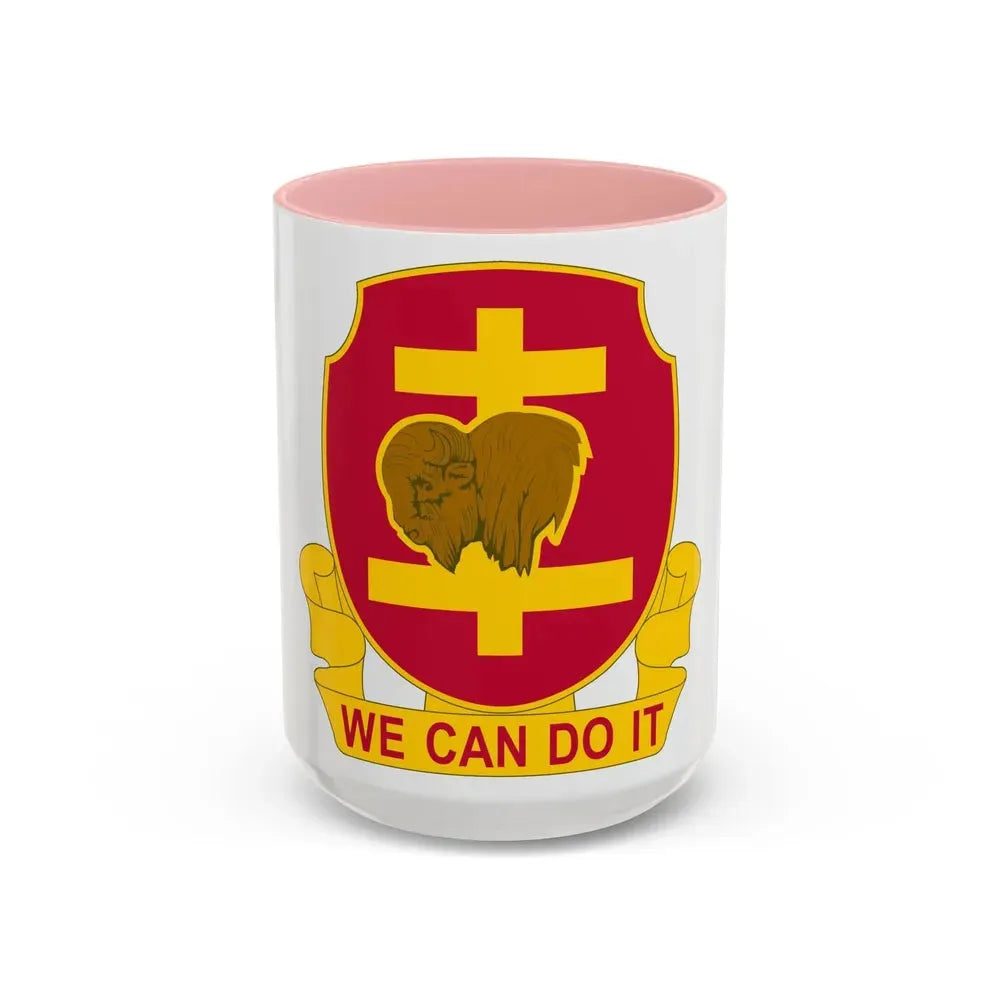 503rd Field Artillery Battalion (U.S. Army) Accent Coffee Mug 15oz Pink - Go Mug Yourself