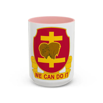 503rd Field Artillery Battalion (U.S. Army) Accent Coffee Mug 15oz Pink - Go Mug Yourself