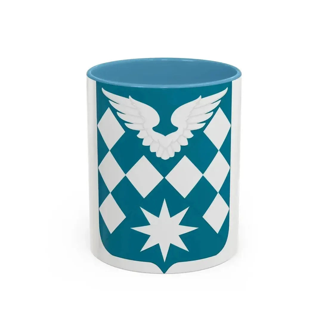 504 Aviation Battalion 2 (U.S. Army) Accent Coffee Mug 11oz Light Blue - Go Mug Yourself