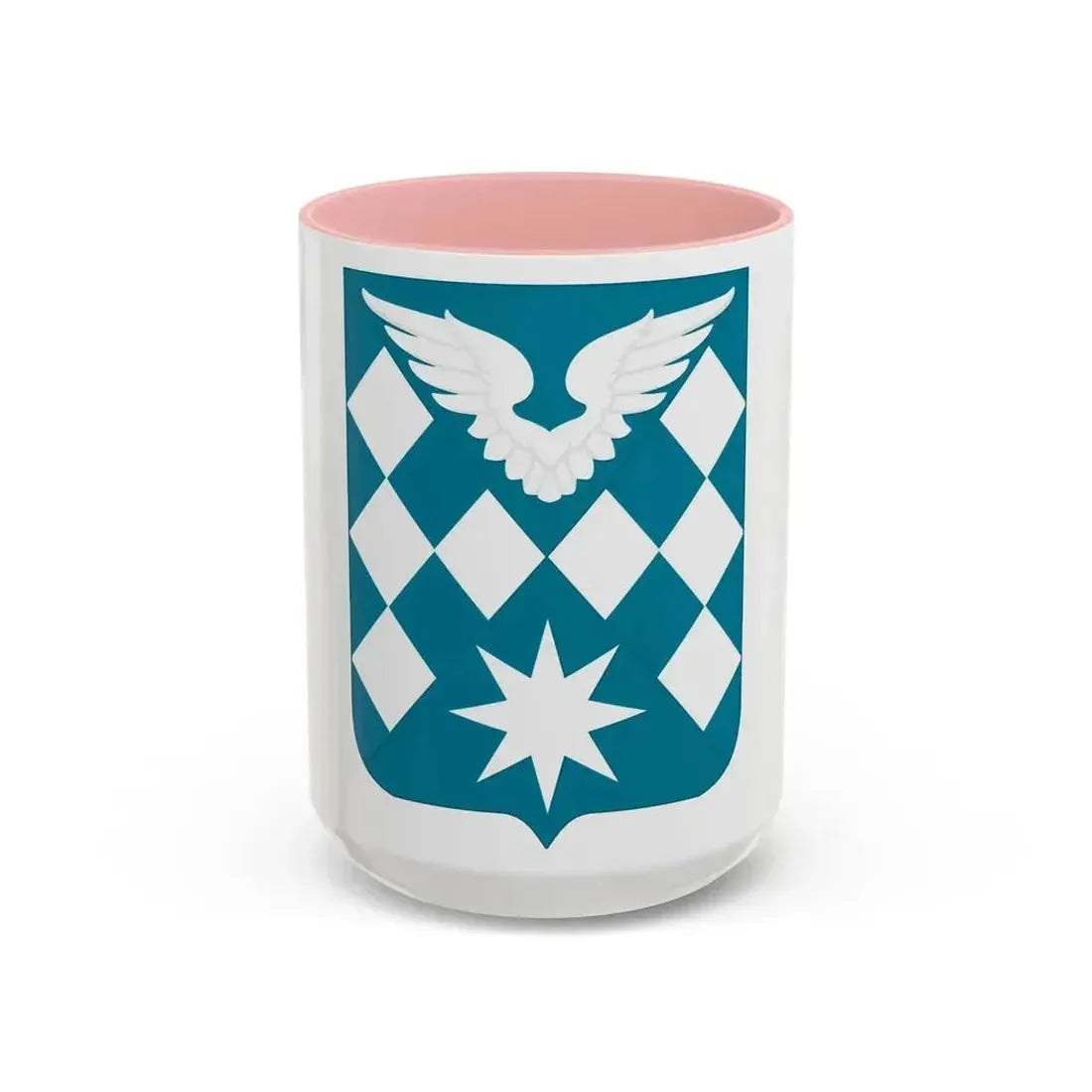 504 Aviation Battalion 2 (U.S. Army) Accent Coffee Mug 15oz Pink - Go Mug Yourself