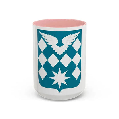 504 Aviation Battalion 2 (U.S. Army) Accent Coffee Mug 15oz Pink - Go Mug Yourself