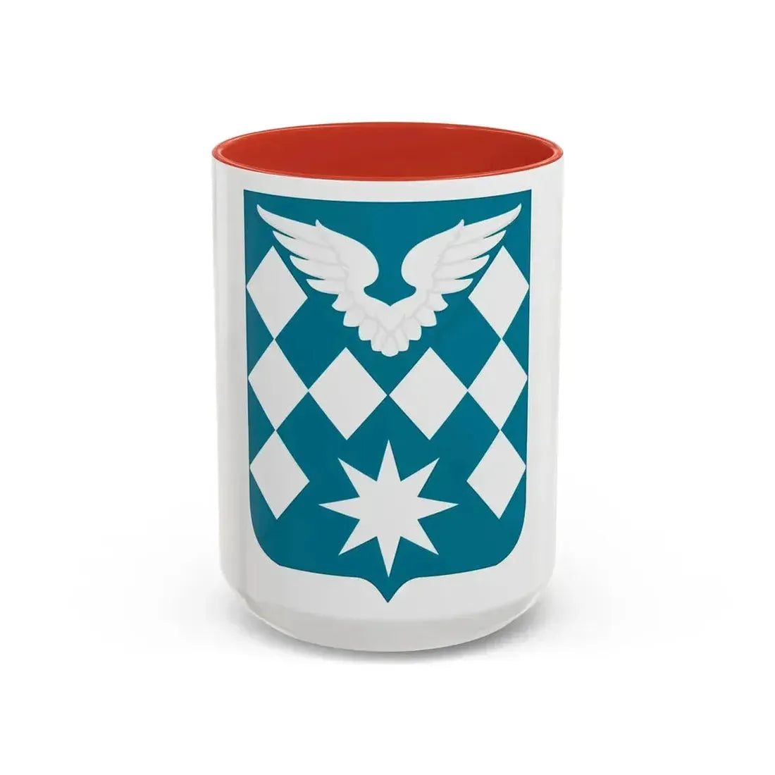 504 Aviation Battalion 2 (U.S. Army) Accent Coffee Mug 15oz Red - Go Mug Yourself