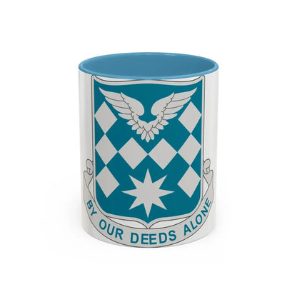 504 Aviation Battalion (U.S. Army) Accent Coffee Mug 11oz Light Blue - Go Mug Yourself