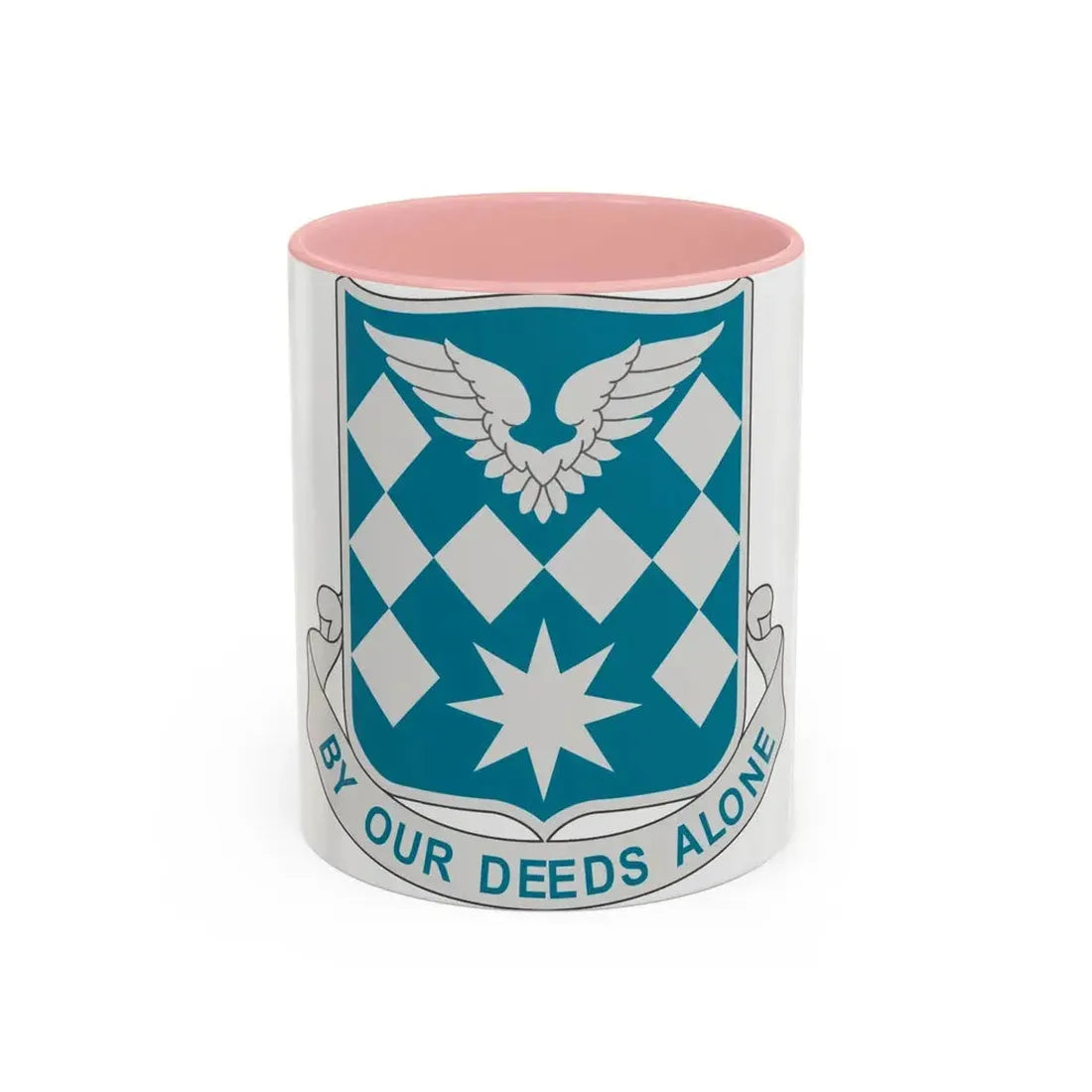 504 Aviation Battalion (U.S. Army) Accent Coffee Mug 11oz Pink - Go Mug Yourself