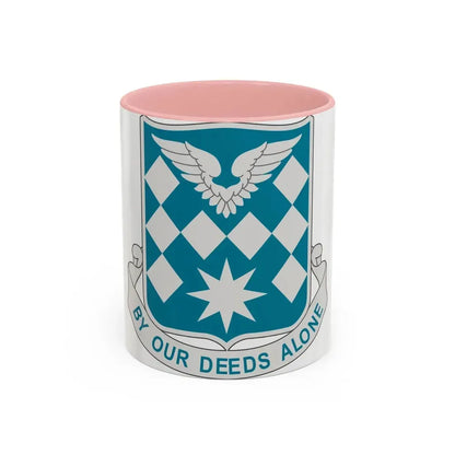 504 Aviation Battalion (U.S. Army) Accent Coffee Mug 11oz Pink - Go Mug Yourself