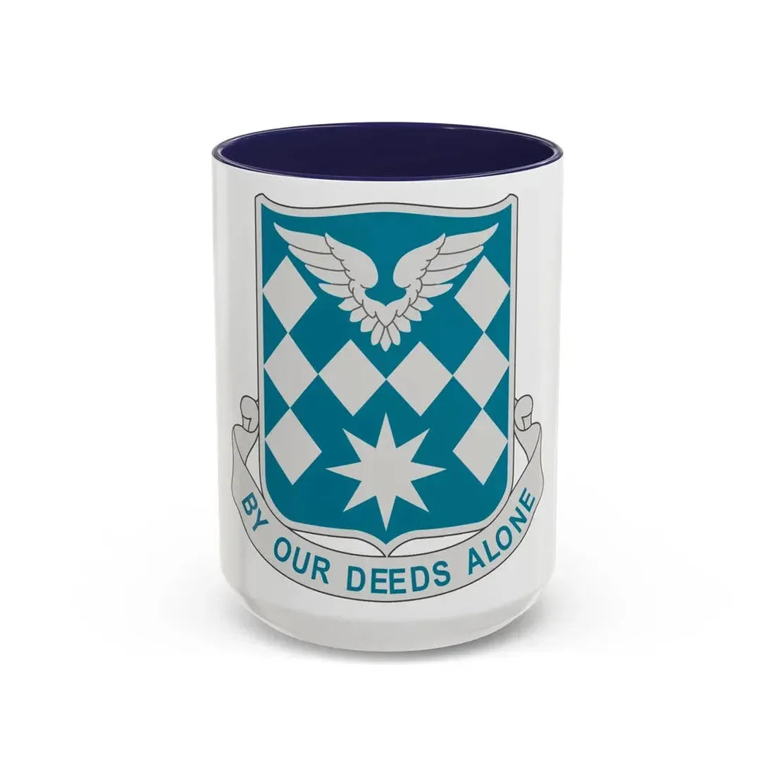 504 Aviation Battalion (U.S. Army) Accent Coffee Mug 15oz Navy - Go Mug Yourself
