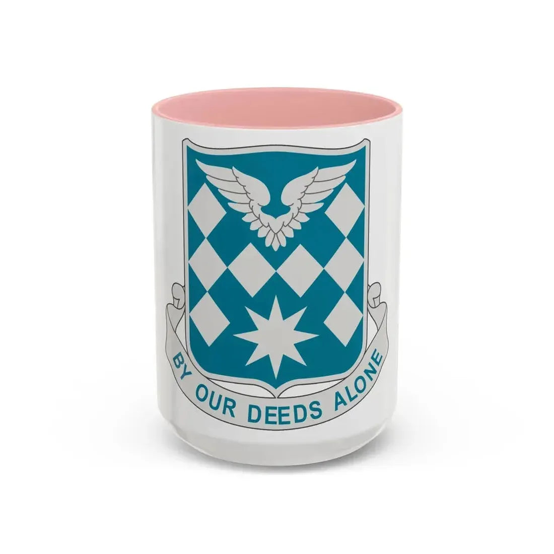 504 Aviation Battalion (U.S. Army) Accent Coffee Mug 15oz Pink - Go Mug Yourself