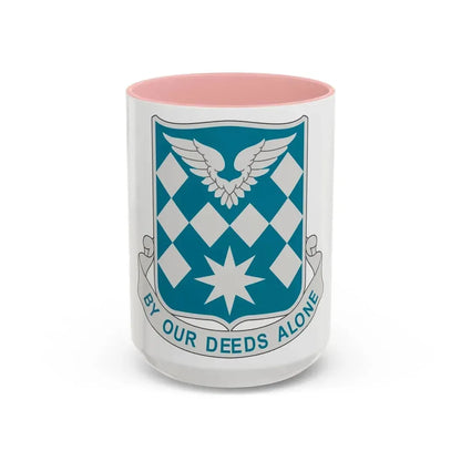 504 Aviation Battalion (U.S. Army) Accent Coffee Mug 15oz Pink - Go Mug Yourself