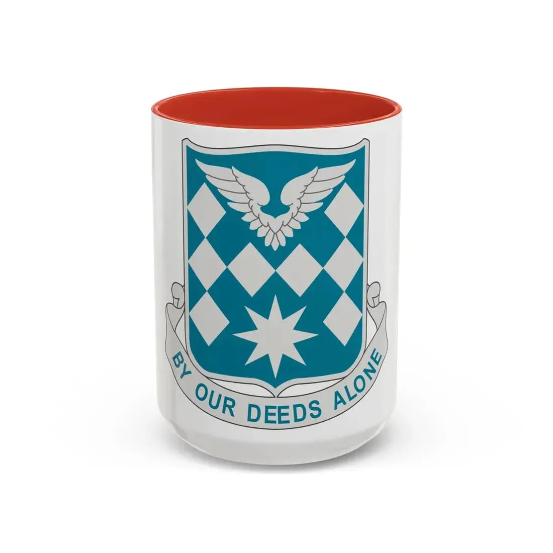 504 Aviation Battalion (U.S. Army) Accent Coffee Mug 15oz Red - Go Mug Yourself