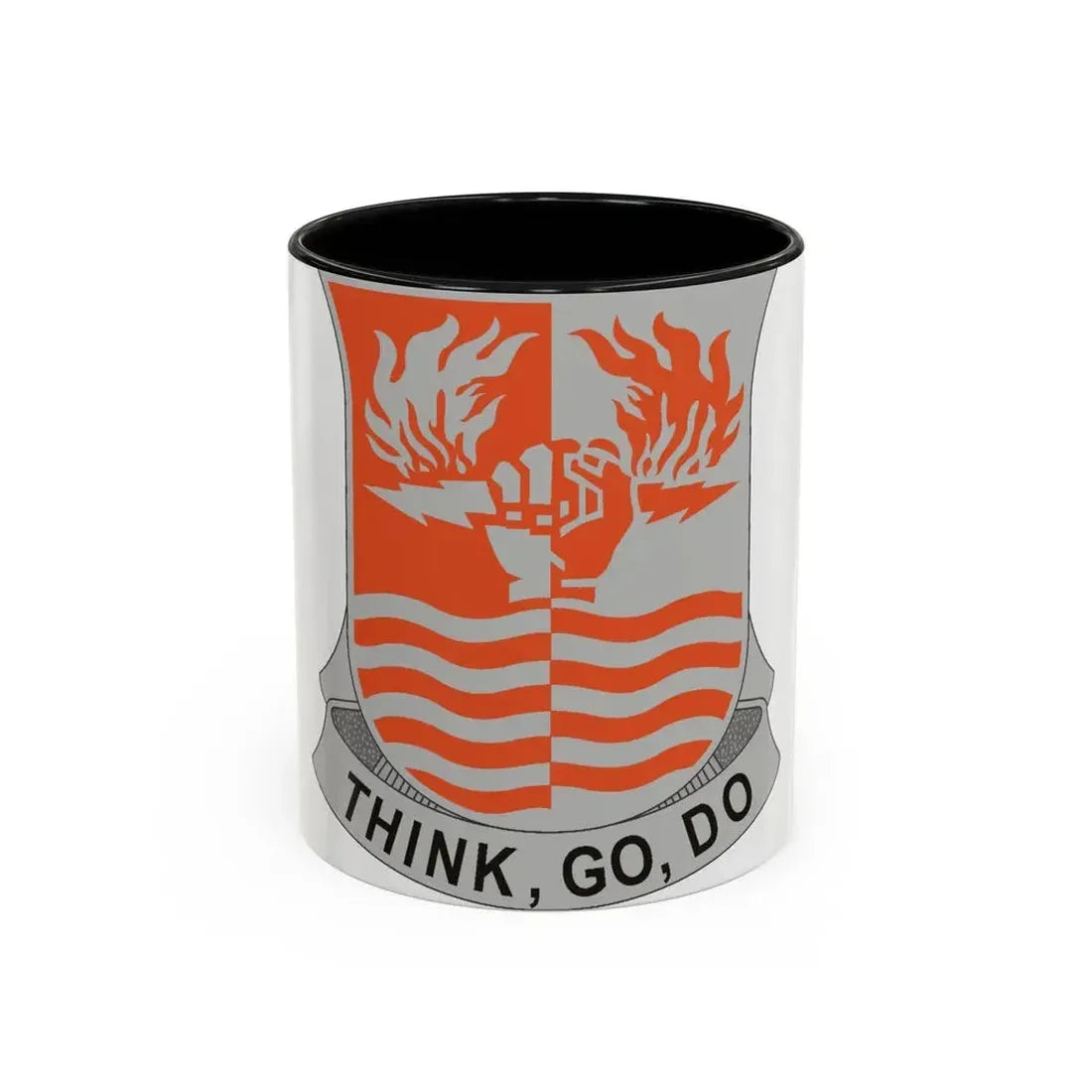 504 Signal Battalion (U.S. Army) Accent Coffee Mug 11oz Black - Go Mug Yourself