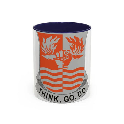 504 Signal Battalion (U.S. Army) Accent Coffee Mug 11oz Navy - Go Mug Yourself
