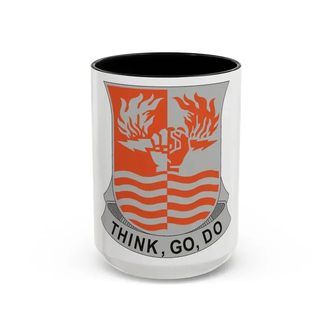 504 Signal Battalion (U.S. Army) Accent Coffee Mug 15oz Black - Go Mug Yourself