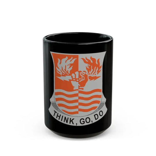 504 Signal Battalion (U.S. Army) Black Coffee Mug 15oz - Go Mug Yourself