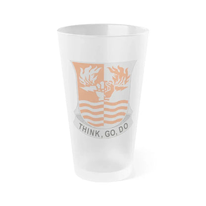 504 Signal Battalion (U.S. Army) Frosted Pint Glass 16oz Default Title - Go Mug Yourself