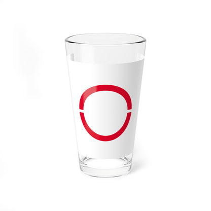 Flag of Okaya Nagano (Japan) Pint Glass 16oz
