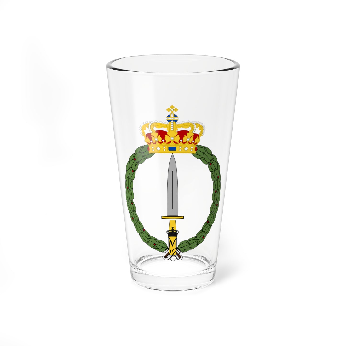 Danish SOKOM logo (Denmark) (Coat of Arms) Pint Glass 16oz