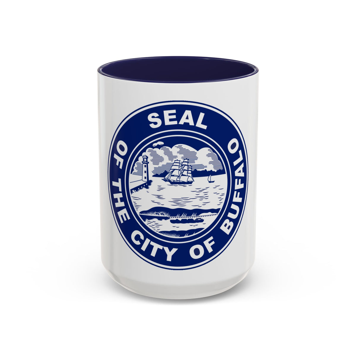 Seal of Buffalo New York - Accent Coffee Mug