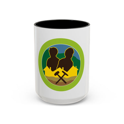 Mining in Society (Boy Scout Merit Badge) Accent Coffee Mug