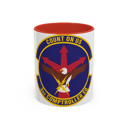 3d Comptroller Squadron (U.S. Air Force) Accent Coffee Mug