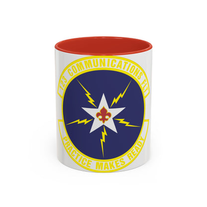 123d Communications Squadron (U.S. Air Force) Accent Coffee Mug