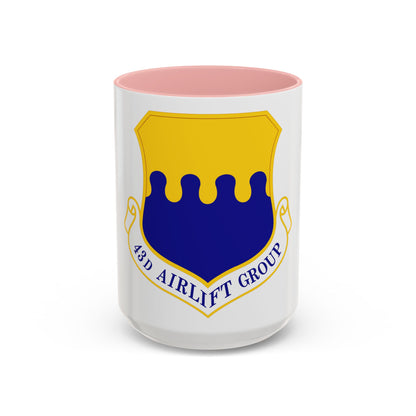 43d Airlift Group (U.S. Air Force) Accent Coffee Mug