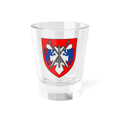FlaRakBtl 610 wappen (Germany) (Coat of Arms) Shot Glass 1.5oz