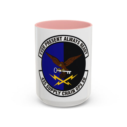 435th Supply Chain Operations Squadron (U.S. Air Force) Accent Coffee Mug