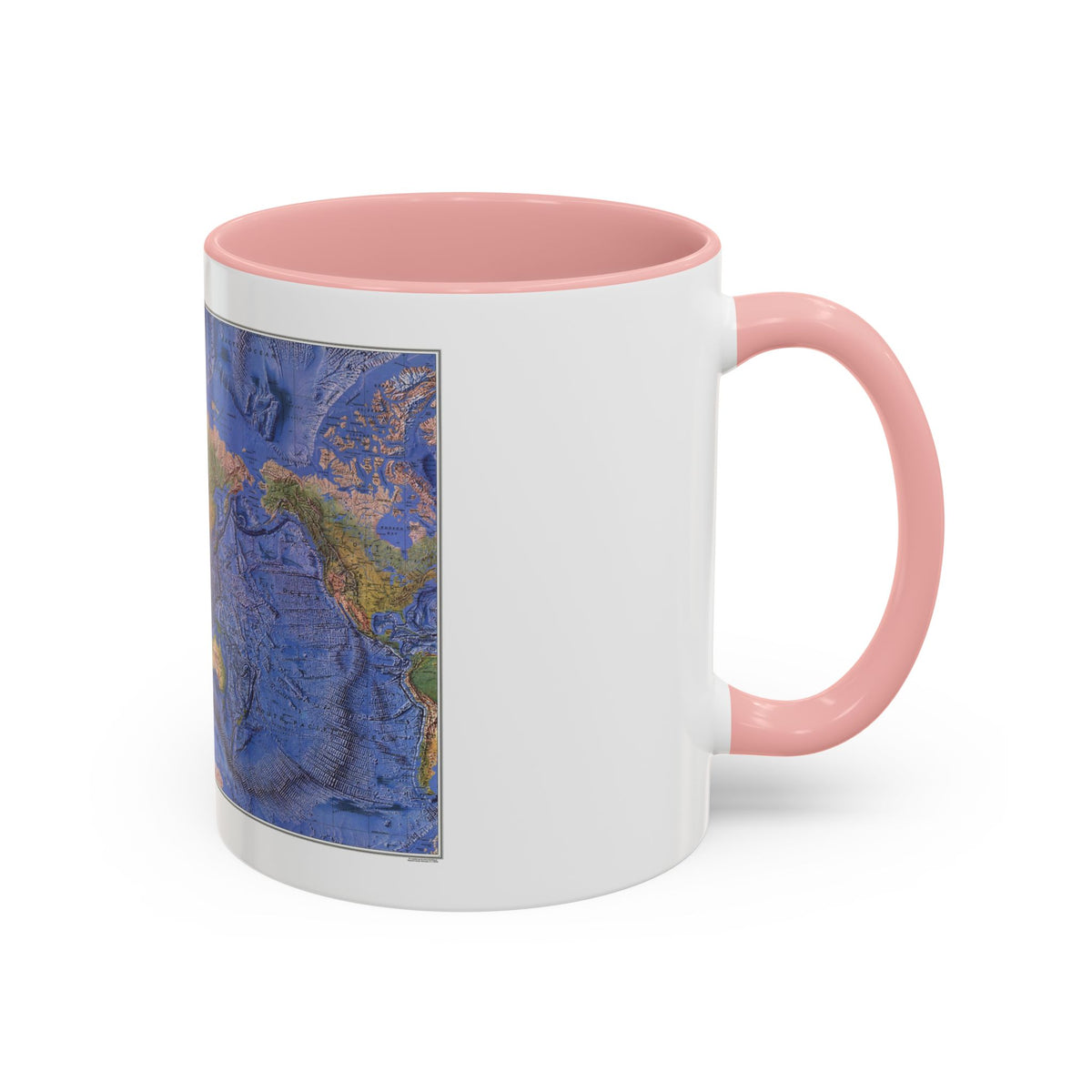 World Ocean Floor (1981) (Map) Accent Coffee Mug