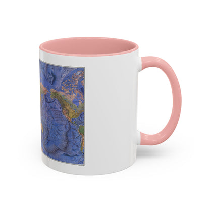 World Ocean Floor (1981) (Map) Accent Coffee Mug