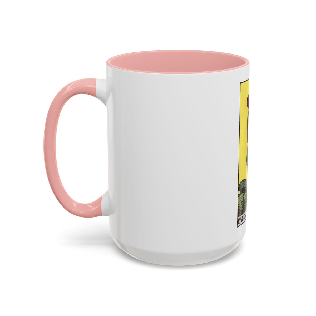 The Page of Pentacles (Tarot Card) Accent Coffee Mug