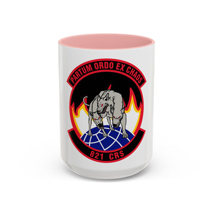 821 Contingency Response Sq AMC (U.S. Air Force) Accent Coffee Mug