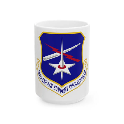 504th Expeditionary Air Support Operations Group (U.S. Air Force) White Coffee Mug-15oz-Go Mug Yourself