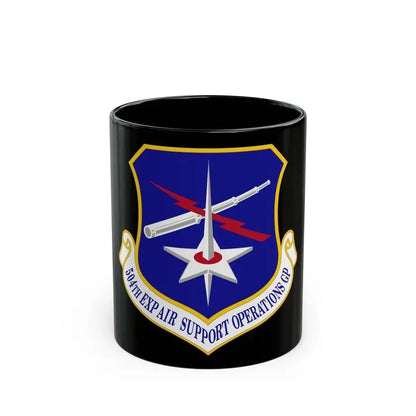 504th Expeditionary Air Support Operations Group (U.S. Air Force) Black Coffee Mug 11oz - Go Mug Yourself