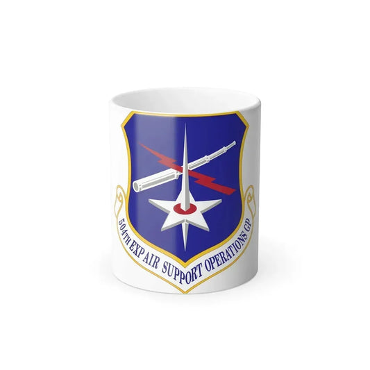 504th Expeditionary Air Support Operations Group (U.S. Air Force) Color Changing Coffee Mug 11oz - Go Mug Yourself
