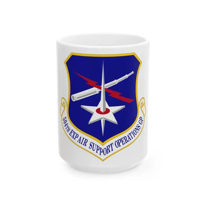504th Expeditionary Air Support Operations Group (U.S. Air Force) White Coffee Mug 15oz - Go Mug Yourself