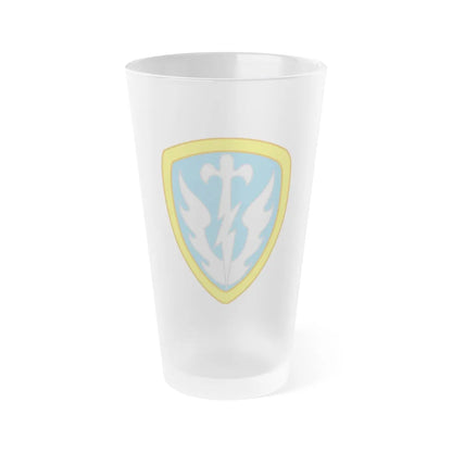 504th Military Intelligence Brigade (U.S. Army) Frosted Pint Glass 16oz-Go Mug Yourself