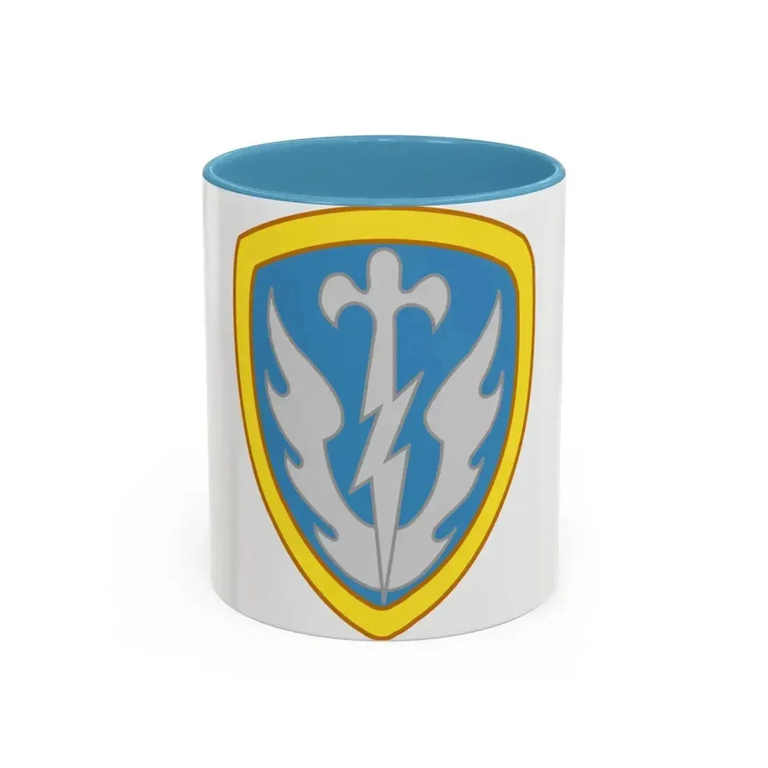 504th Military Intelligence Brigade (U.S. Army) Accent Coffee Mug 11oz Light Blue - Go Mug Yourself