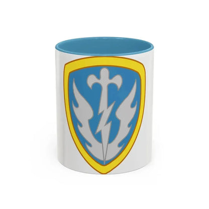 504th Military Intelligence Brigade (U.S. Army) Accent Coffee Mug 11oz Light Blue - Go Mug Yourself