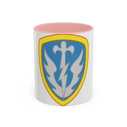 504th Military Intelligence Brigade (U.S. Army) Accent Coffee Mug 11oz Pink - Go Mug Yourself